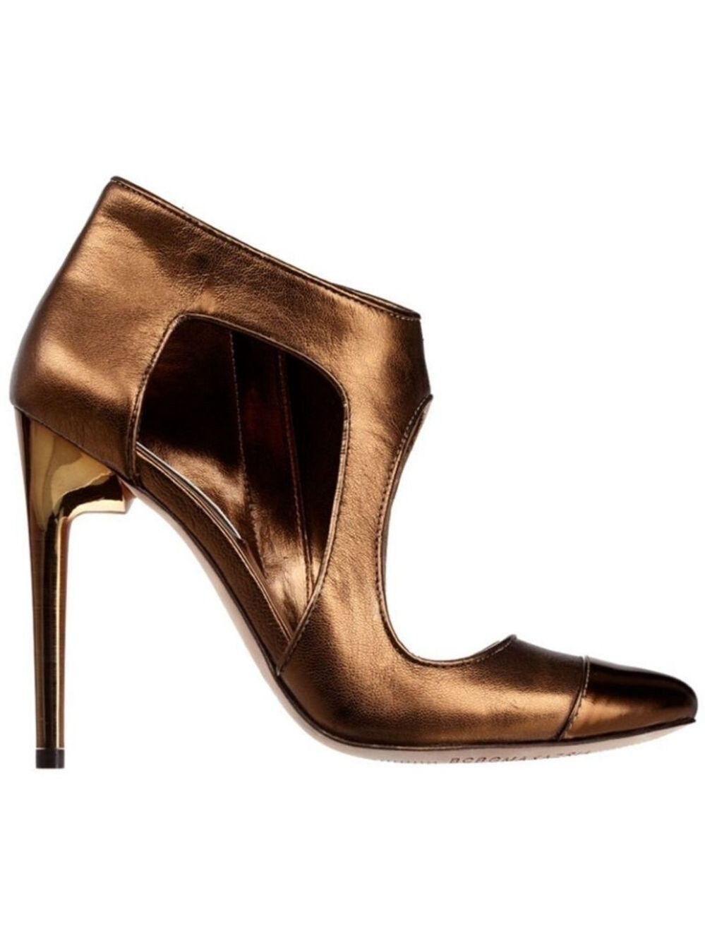 Bcbgmaxazria Bronze Heels